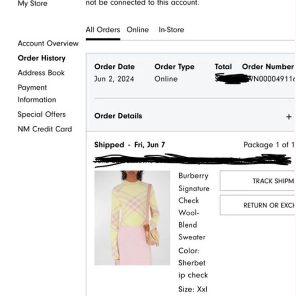 NEW! Sz XXL AUTHENTIC 2024 Burberry Sherbet Check WoolBlend - Picture 9 of 9